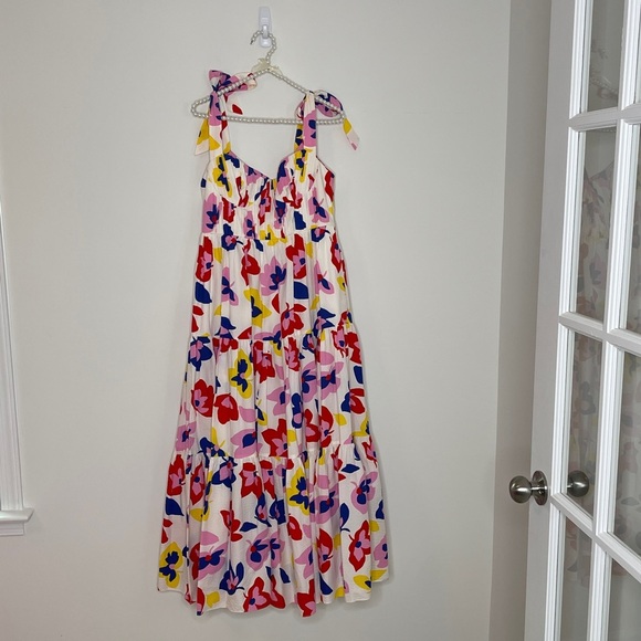 Kate Spade Summer Flowers Tiered Dress - Picture 9 of 12